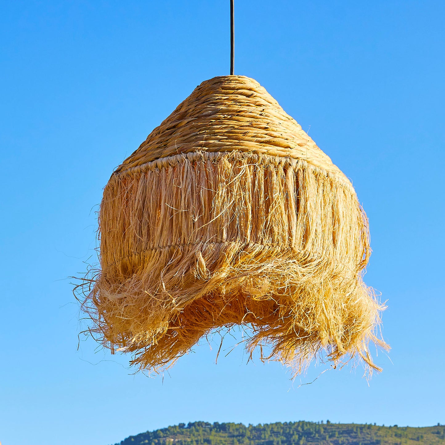 Suspension sur secteur pour l'extérieur LEONORA OUTDOOR CABLE en jacinthe d'eau 5m de longueur de câble