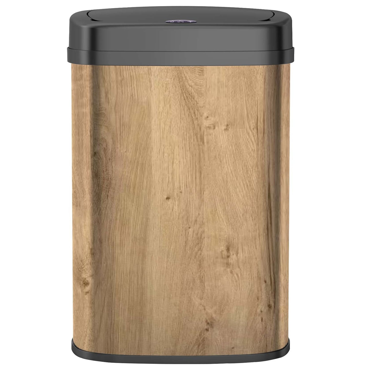 Poubelle de cuisine automatique 58L MAJESTIC WOOD design BOIS grande capacité en INOX avec cerclage