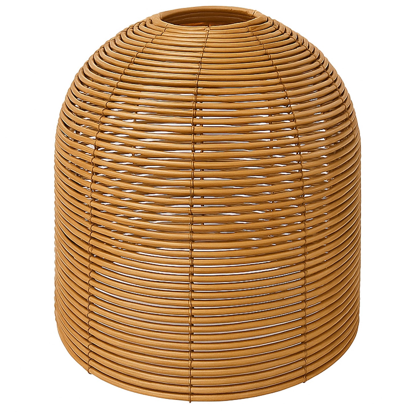 Abat jour seul style bohème naturel style vannerie tressée en poly rotin HANG BOHEME SHADE H31cm