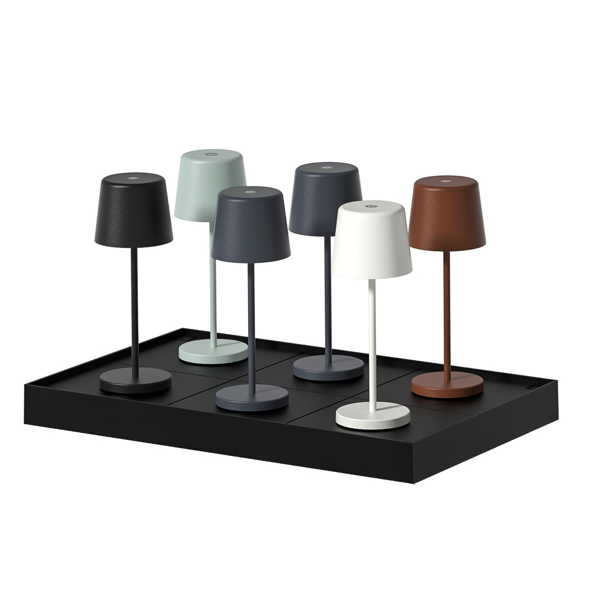 Plateau de chargement induction PLATE pour 6 lampes KELLY, SOPHIA, RUBY