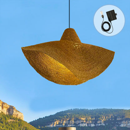 Suspension solaire KLEIA SOLAR en herbe marine avec câble hybride secteur et solaire 5m de longueur