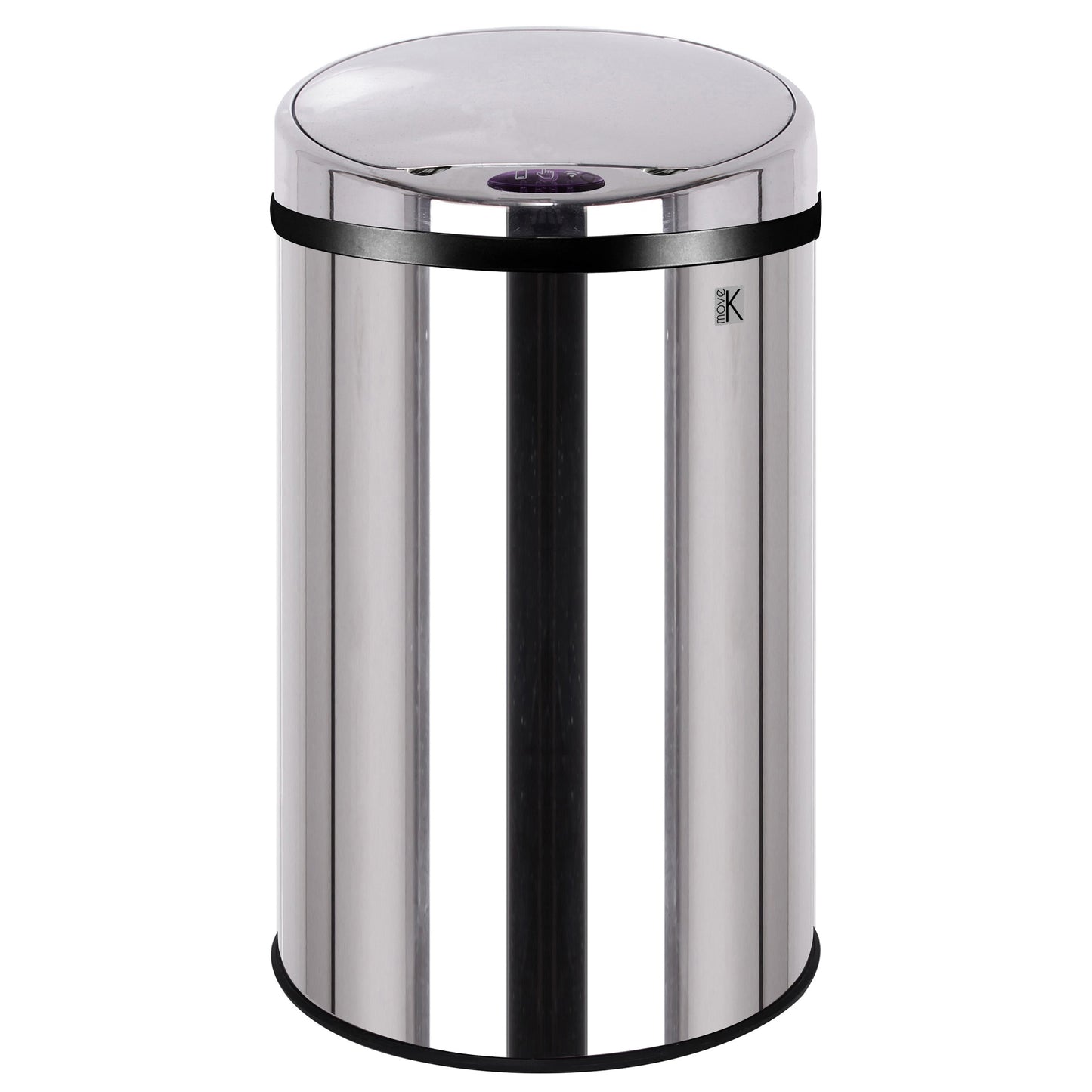 Poubelle de cuisine automatique 30L ARTIC en acier Inox H56cm avec cerclage