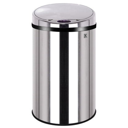 Poubelle de cuisine automatique 30L ARTIC en acier Inox H56cm avec cerclage
