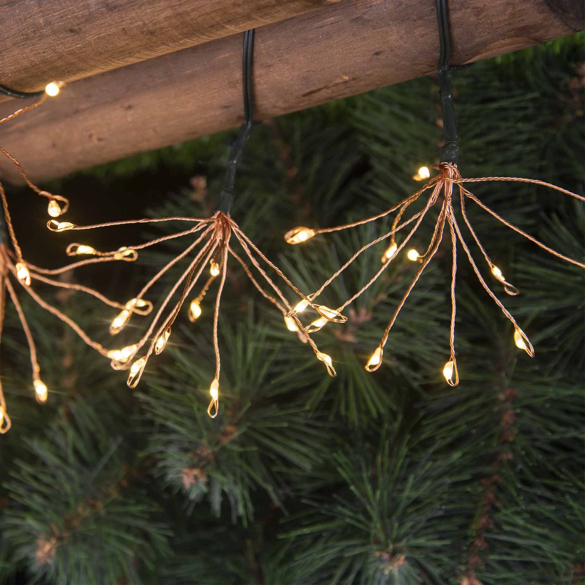 2 Guirlande solaire FIREWORKS 144 LED 4.2M