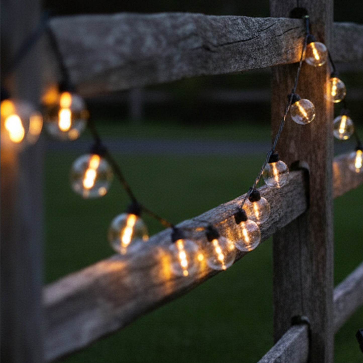 Guirlande lumineuse solaire 25 ampoules BESTY LIGHT LED blanc chaud dimmable 20m