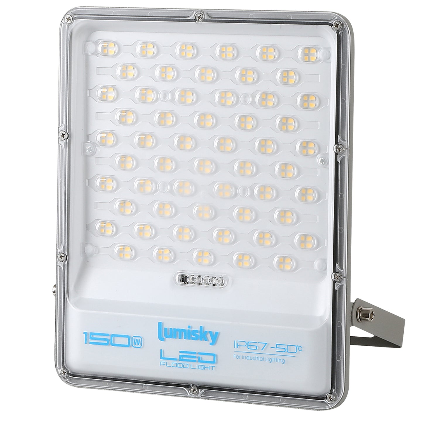 Projecteur solaire éclairage très puissant LED blanc chaud/ froid TITAN avec panneau solaire déporté et télécommande H30.5cm