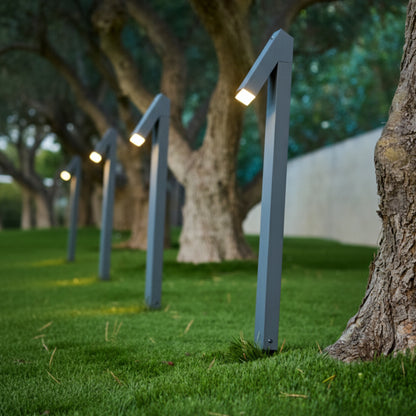 Balise solaire à fixer ou à planter LED blanc chaud SOLTEK TALL H56cm