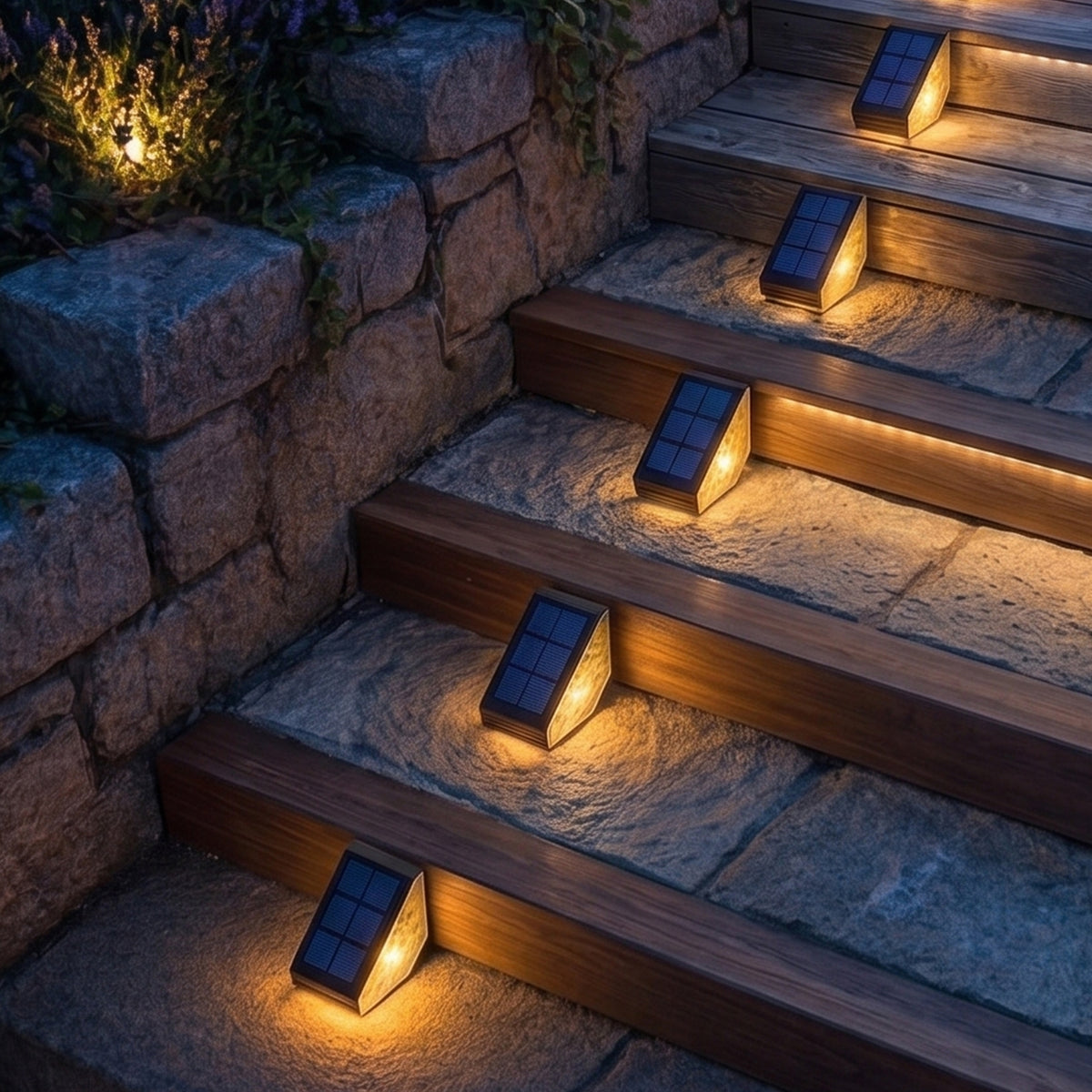 4 Balise Solaire escalier STEPY H5CM