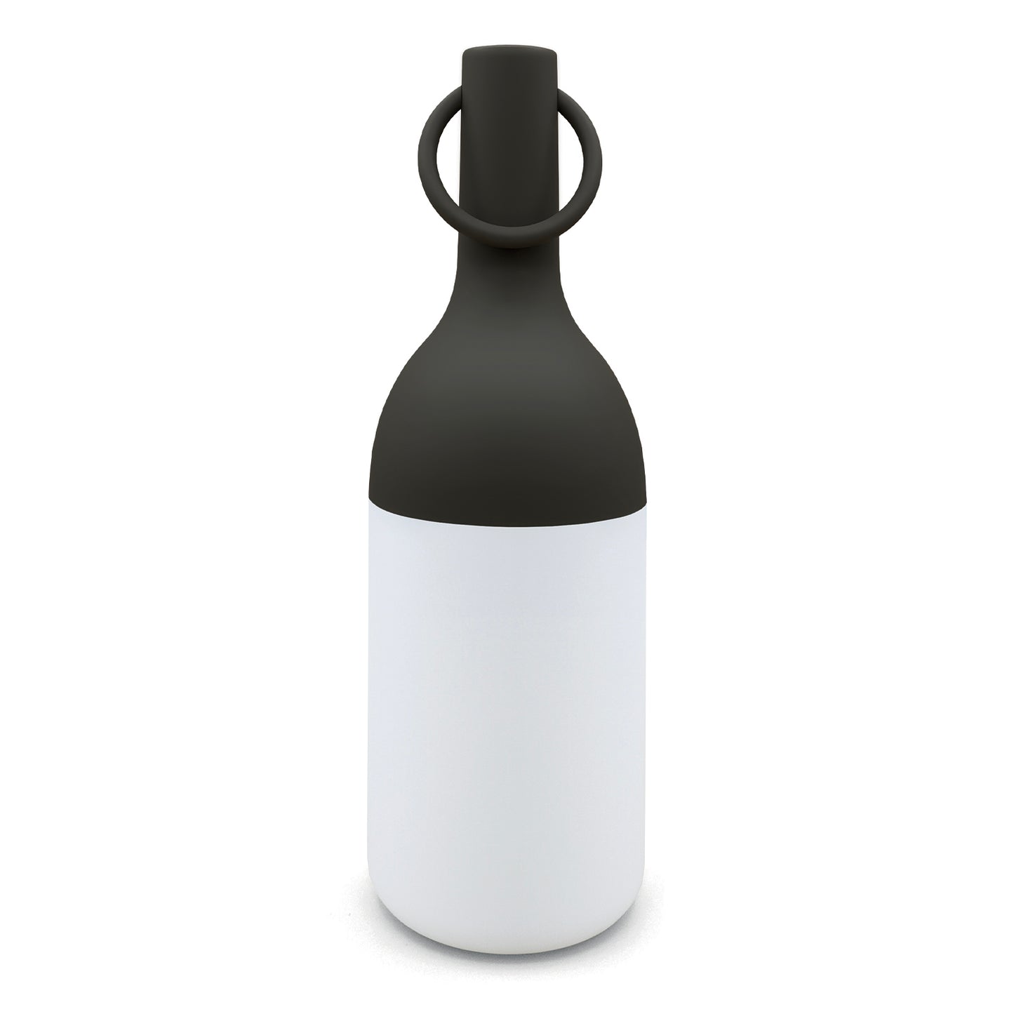 Lanterne sans fil LED blanc chaud ELO NOIRE H31cm