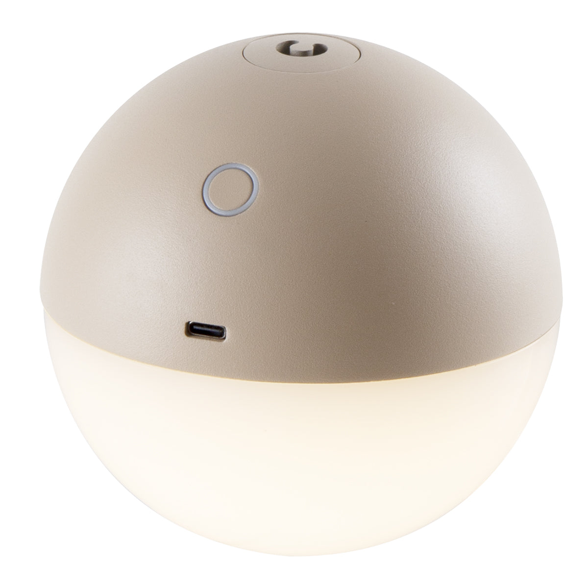 Lampe sans fil à poser ou à suspendre beige LED blanc chaud dimmable ALBEDO SAND ø12 cm