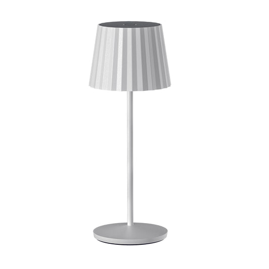 Lampe de table sans fil LED blanc chaud ABBY WHITE H30cm