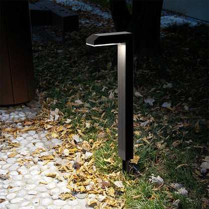 Lot de 4 balises solaires à piquer LED blanc chaud / froid 4X TORLY H40cm