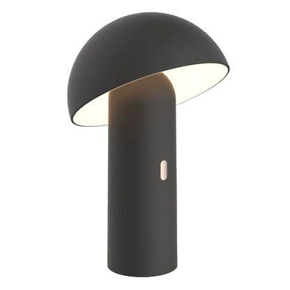 Lampe de table sans fil tête orientable LED blanc chaud TOD BLACK H28cm - REDDECO.com